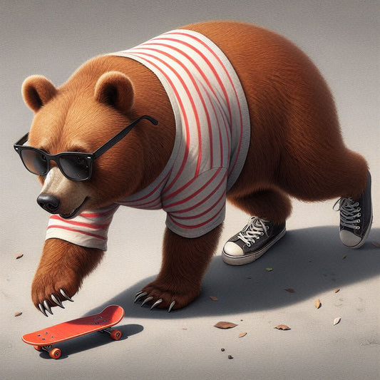 Jimmy's fingerboard is stolen by a bear