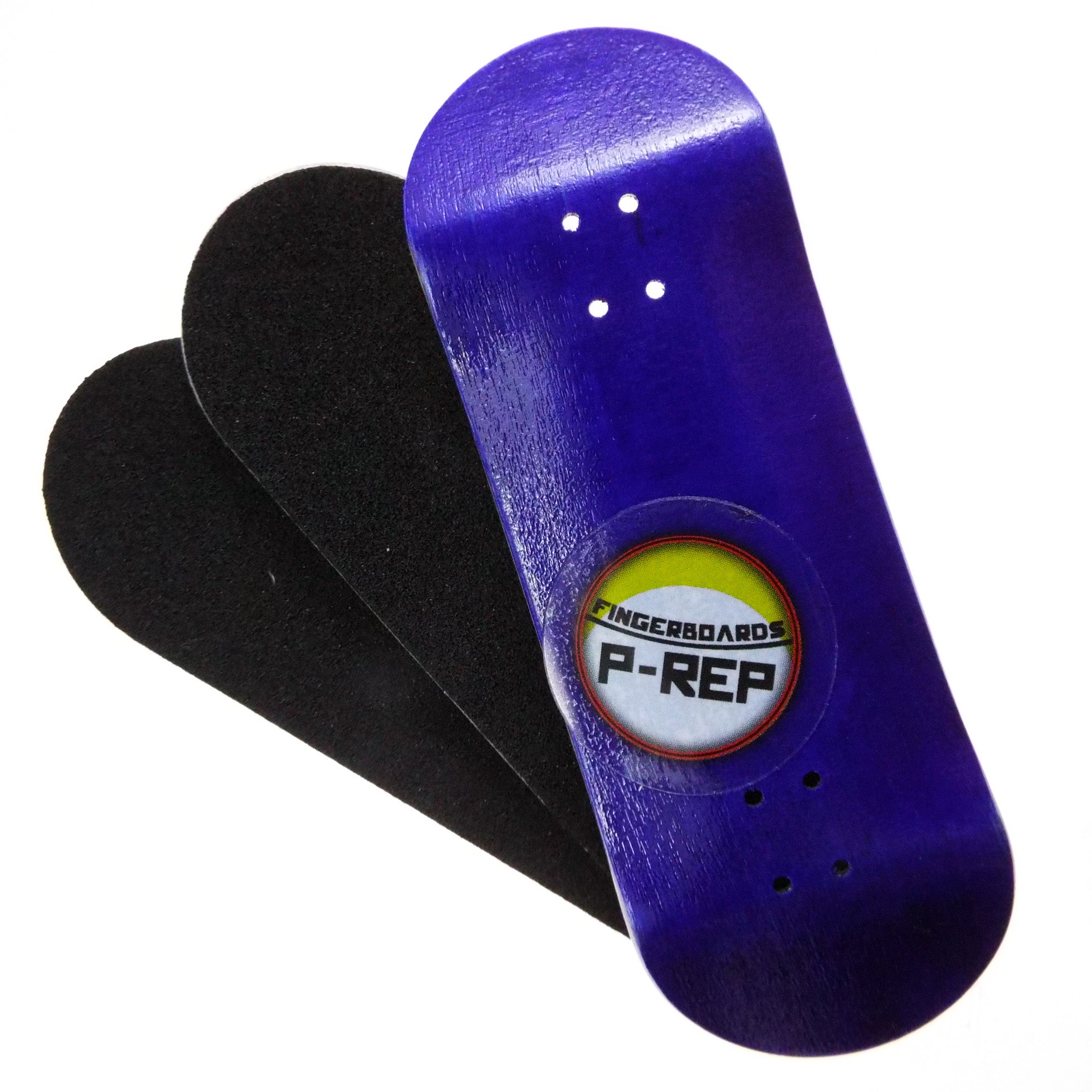 PREP 32mm x 97mm Natural Deck Purple Broken Knuckle Fingerboards