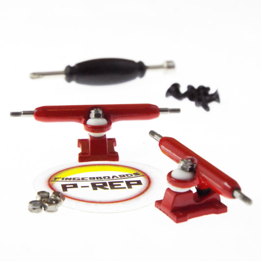 P-REP  34mm Solid V1 Trucks - Red